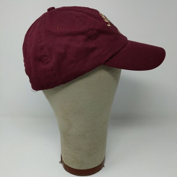 Lemon Creek Winery Slideback Hat Red Adjustable Embroidered Logo Grapes - Picture 6 of 11